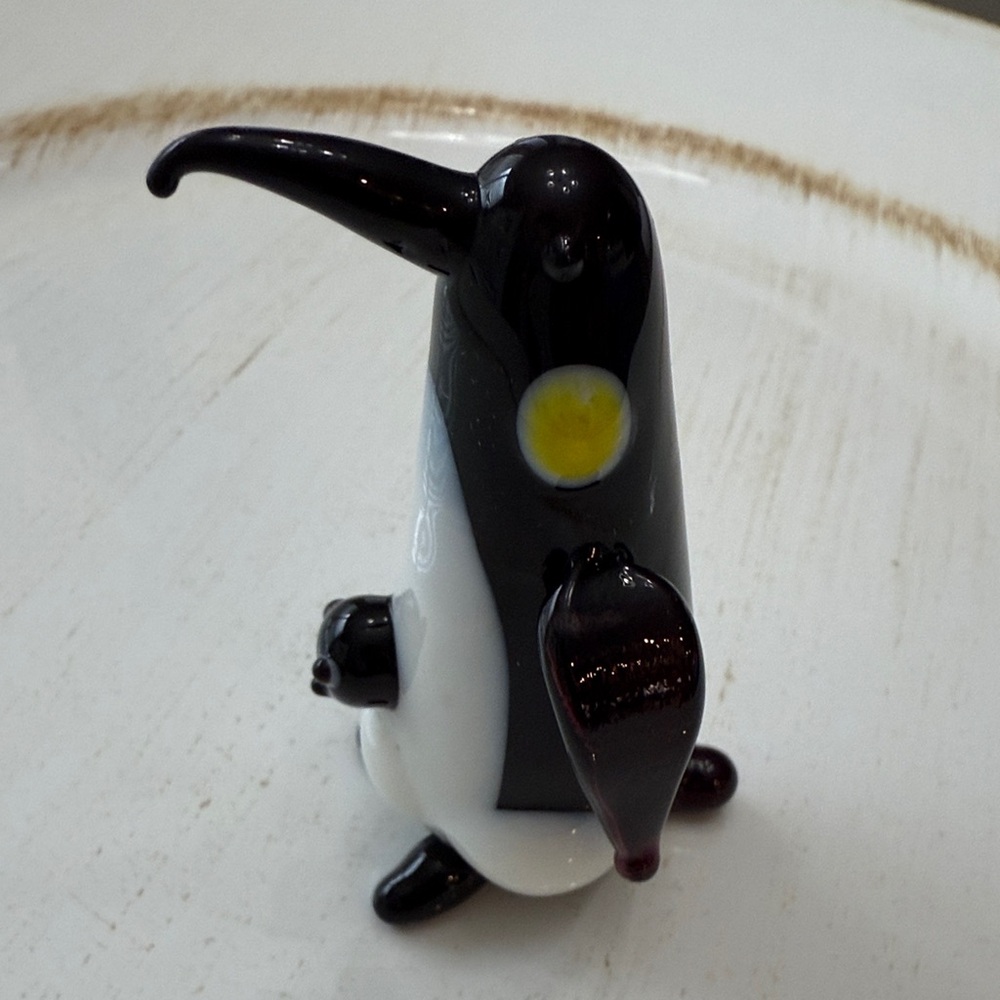 Glass Penguin Figurine